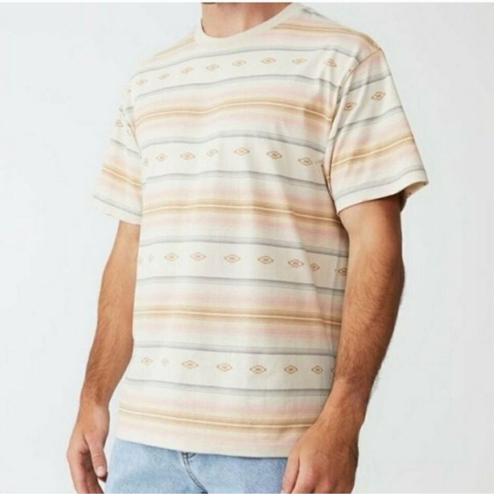 Cotton On Ikat Graphic Tee Shirt size Small